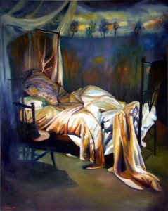 Jean Bellette's Bed '04 152 x 122cm