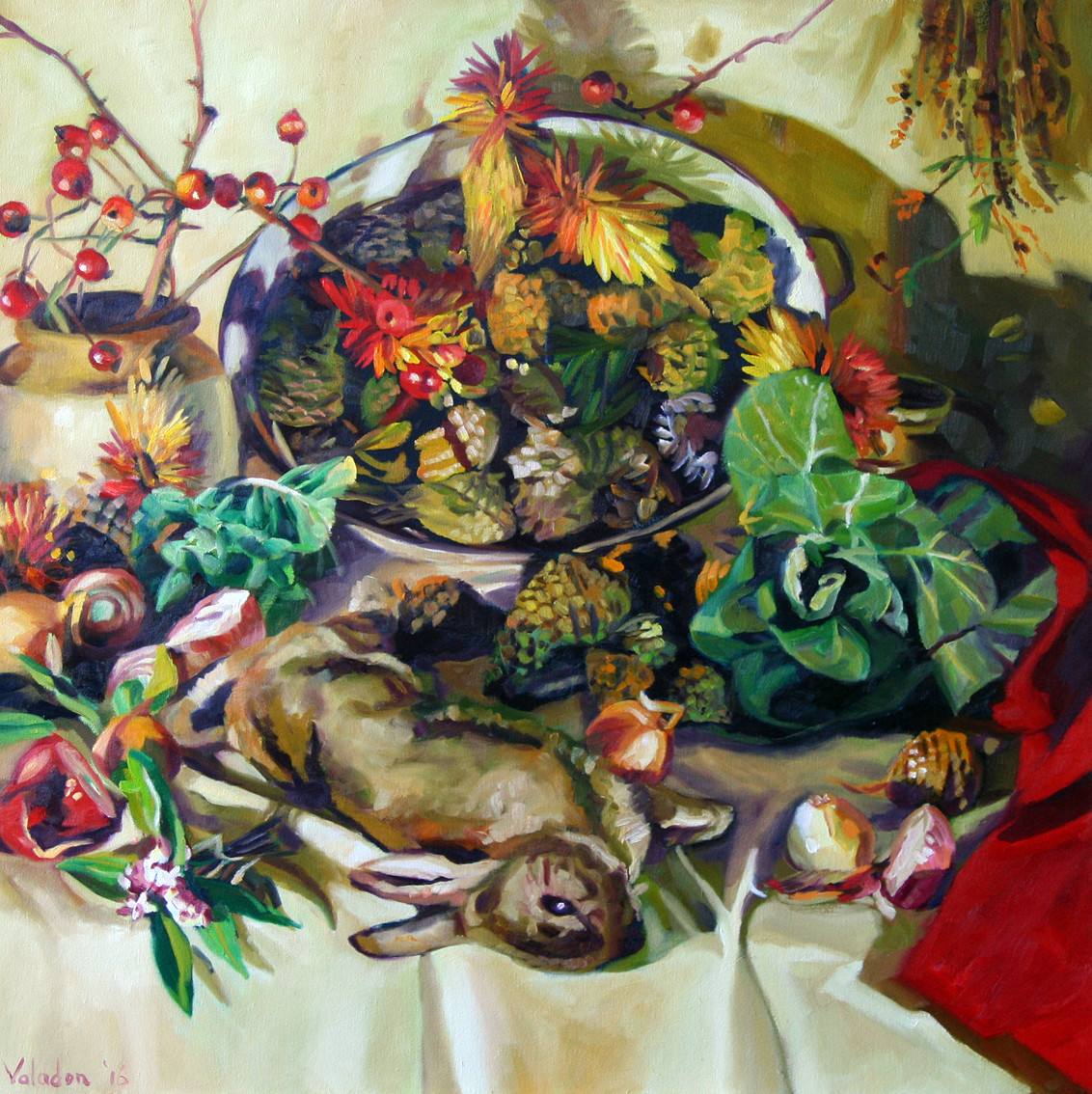 Winter Table I 2016 91x91cm